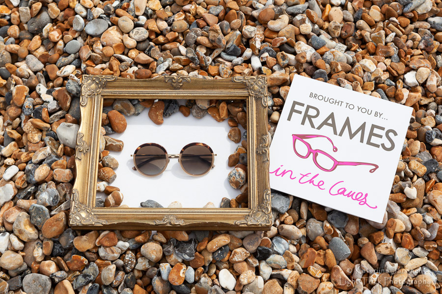 Sunglasses product photo - photographer's shadow edited out